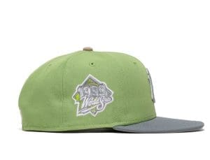 New York Yankees Matcha Grey 59Fifty Fitted Hat by MLB x New Era Patch New York Yankees Matcha Grey 59Fifty Fitted Hat by MLB x New Era Patch