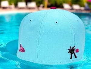 Polar Bear Vacation Chill Blue 2-Tone 59Fifty Fitted Hat by Noble North x New Era Back Polar Bear Vacation Chill Blue 2-Tone 59Fifty Fitted Hat by Noble North x New Era Back