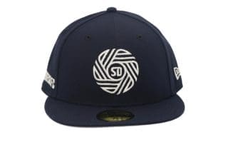 San Diego Football Club SDFC Logo Dark Navy 59Fifty Fitted Hat by MLS x New Era