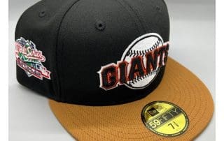 San Francisco Giants 1989 WS Battle Of The Bay Black Light Bronze 59Fifty Fitted Hat by MLB x New Era