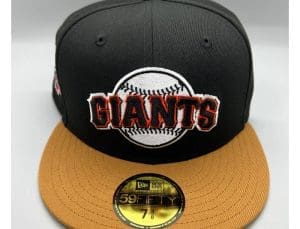 San Francisco Giants 1989 WS Battle Of The Bay Black Light Bronze 59Fifty Fitted Hat by MLB x New Era Front San Francisco Giants 1989 WS Battle Of The Bay Black Light Bronze 59Fifty Fitted Hat by MLB x New Era Front
