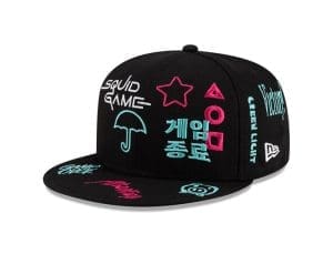 Squid Game Black 59Fifty Fitted Hat by Netflix x New Era Squid Game Black 59Fifty Fitted Hat by Netflix x New Era