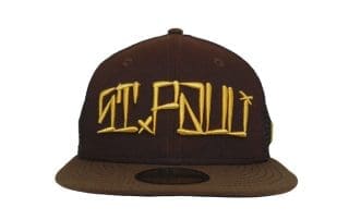St. Pauli Trucker Cali Brown 59Fifty Fitted Hat by JustFitteds x New Era