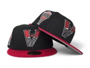 Arizona Diamondbacks 1998 Inaugural Season Black Red 59Fifty Fitted Hat by MLB x New Era Arizona Diamondbacks 1998 Inaugural Season Black Red 59Fifty Fitted Hat by MLB x New Era