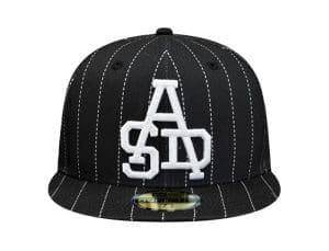 ASD Culture Black Pinstripe 59Fifty Fitted Hat by Fitted Hawaii x New Era ASD Culture Black Pinstripe 59Fifty Fitted Hat by Fitted Hawaii x New Era