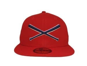 Crossed Bats Logo Trucker Nookie 59Fifty Fitted Hat by JustFitteds x New Era Crossed Bats Logo Trucker Nookie 59Fifty Fitted Hat by JustFitteds x New Era