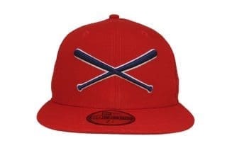 Crossed Bats Logo Trucker Nookie 59Fifty Fitted Hat by JustFitteds x New Era