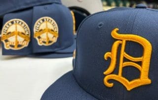 Detroit Tigers Tiger Stadium Oceanside Blue 59Fifty Fitted Hat by MLB x New Era