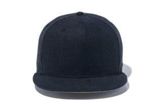 New Era Basic French Linen Black 59Fifty Fitted Hat by New Era