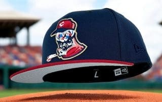 Spitballers Oceanside Pinot Red 59Fifty Fitted Hat by Noble North x New Era
