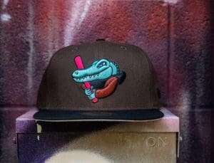 Alligator Dark Brown Black 59Fifty Fitted Hat by Uprok x Dionic x New Era Alligator Dark Brown Black 59Fifty Fitted Hat by Uprok x Dionic x New Era