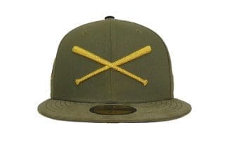Crossed Bats Logo Ramins Birthday 59Fifty Fitted Hat by JustFitteds x New Era