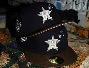Houston Astros 2019 World Series Navy Mocha 59Fifty Fitted Hat by MLB x New Era Houston Astros 2019 World Series Navy Mocha 59Fifty Fitted Hat by MLB x New Era