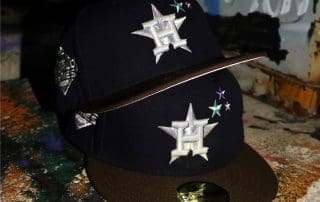 Houston Astros 2019 World Series Navy Mocha 59Fifty Fitted Hat by MLB x New Era