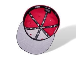 New York Mets Shea Stadium Scarlet Black 59Fifty Fitted Hat by MLB x New Era Bottom New York Mets Shea Stadium Scarlet Black 59Fifty Fitted Hat by MLB x New Era Bottom