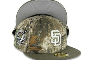 San Diego Padres Realtree Camo Olive 59Fifty Fitted Hat by MLB x New Era