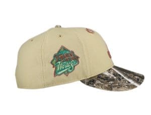 Atlanta Braves Vegas Gold Realtree 59Fifty Fitted Hat by MLB x New Era Patch Atlanta Braves Vegas Gold Realtree 59Fifty Fitted Hat by MLB x New Era Patch