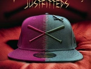 Crossed Bats Logo Helloween 59Fifty Fitted Hat by JustFitteds x New Era Crossed Bats Logo Helloween 59Fifty Fitted Hat by JustFitteds x New Era