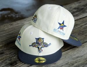 Florida Panthers 2003 ASG Off-White Navy 59Fifty Fitted Hat by NHL x New Era Back Florida Panthers 2003 ASG Off-White Navy 59Fifty Fitted Hat by NHL x New Era Back