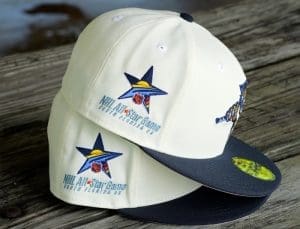 Florida Panthers 2003 ASG Off-White Navy 59Fifty Fitted Hat by NHL x New Era Patch Florida Panthers 2003 ASG Off-White Navy 59Fifty Fitted Hat by NHL x New Era Patch