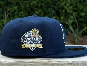 Los Angeles Dodgers 2024 World Series Champs Dark Blue Royal 59Fifty Fitted Hat by MLB x New Era Patch Los Angeles Dodgers 2024 World Series Champs Dark Blue Royal 59Fifty Fitted Hat by MLB x New Era Patch