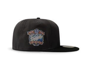 Los Angeles Dodgers 40th Anniversary Charcoal 59Fifty Fitted Hat by MLB x New Era Side Los Angeles Dodgers 40th Anniversary Charcoal 59Fifty Fitted Hat by MLB x New Era Side