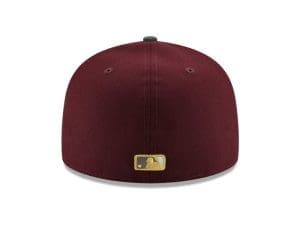 Minnesota Twins Bomba Squad Maroon Graphite 59Fifty Fitted Hat by MLB x New Era Back Minnesota Twins Bomba Squad Maroon Graphite 59Fifty Fitted Hat by MLB x New Era Back