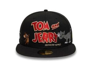 Tom And Jerry 85th Allover 59Fifty Fitted Hat by Tom And Jerry x New Era Front Tom And Jerry 85th Allover 59Fifty Fitted Hat by Tom And Jerry x New Era Front
