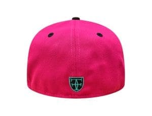 Aloha Bright Rose Black 59Fifty Fitted Hat by Fitted Hawaii x New Era Back Aloha Bright Rose Black 59Fifty Fitted Hat by Fitted Hawaii x New Era Back