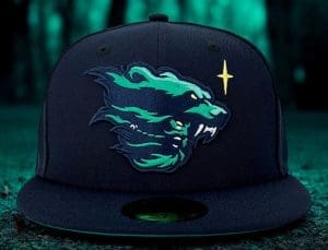 Bear Warrior Navy 59Fifty Fitted Hat by Noble North x New Era Front Bear Warrior Navy 59Fifty Fitted Hat by Noble North x New Era Front