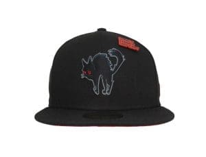 Black Cat Black Red 59Fifty Fitted Hat by JustFitteds x New Era Black Cat Black Red 59Fifty Fitted Hat by JustFitteds x New Era