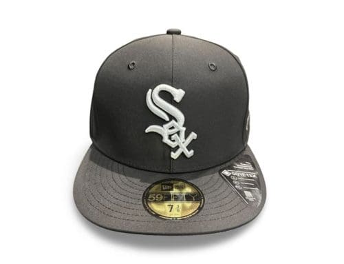Chicago White Sox Gore-Tex Black White 59Fifty Fitted Hat by MLB x New Era