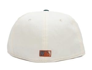 Detroit Tigers Tiger Stadium Chrome Brown 59Fifty Fitted Hat by MLB x New Era Back