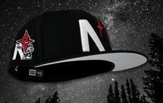 North Star Mascot Black 59Fifty Fitted Hat by Noble North x New Era