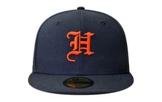 Pride Navy Orange 59Fifty Fitted Hat by Fitted Hawaii x New Era