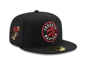 Toronto Raptors 2019 NBA Championship Trophy Black 59Fifty Fitted Hat by NBA x New Era Right