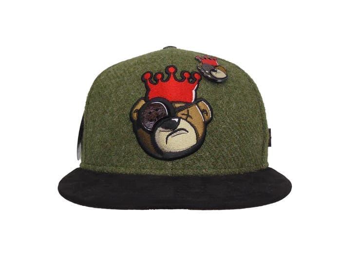 Berlin Bear Button Bear Harris Tweed 59Fifty Fitted Hat by JustFitteds x New Era