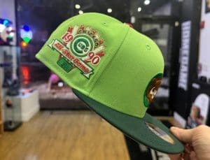 Chicago Cubs 1990 All-Star Game Action Green Kelly Green 59Fifty Fitted Hat by MLB x New Era Patch