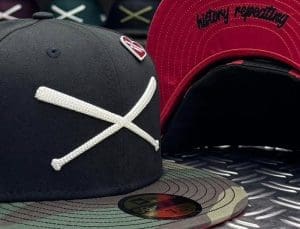 Crossed Bats Logo History Repeating 59Fifty Fitted Hat by JustFitteds x New Era