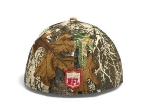 Dallas Cowboys Realtree Edge Camo 59Fifty Fitted Hat by NFL x New Era Back