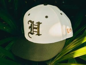 H Pride Chrome Olive 59Fifty Fitted Hat by Fitted Hawaii x New Era H Pride Chrome Olive 59Fifty Fitted Hat by Fitted Hawaii x New Era