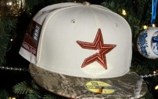 Houston Astros 2000 Inaugural Season Off-white Realtree 59Fifty Fitted Hat by MLB x New Era