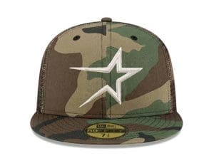 Houston Astros 45th Anniversary Camouflage Trucker 59Fifty Fitted Hat by MLB x New Era