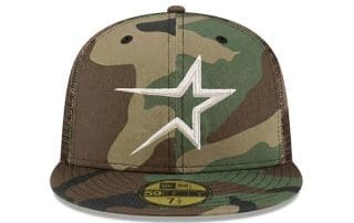 Houston Astros 45th Anniversary Camouflage Trucker 59Fifty Fitted Hat by MLB x New Era