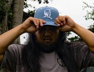 Kamehameha Faded Blue 59Fifty Fitted Hat by Fitted Hawaii x New Era