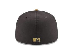 Oakland Athletics 1989 World Series Graphite Black 59Fifty Fitted Hat by MLB x New Era Back