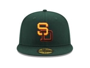 San Diego Padres 40th Anniversary Dark Green 59Fifty Fitted Hat by MLB x New Era