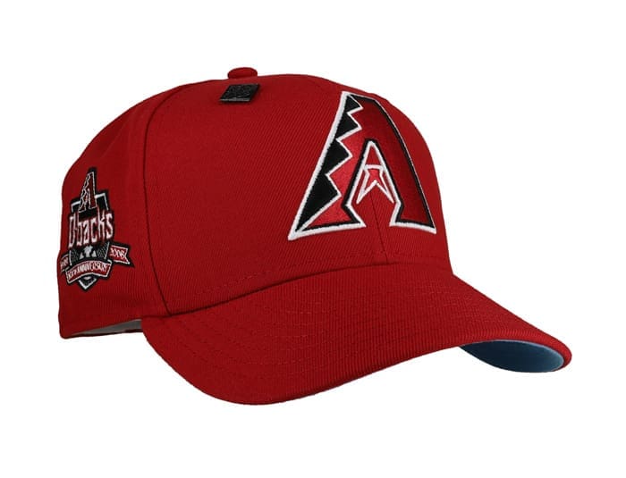 Arizona Diamondbacks 25th Anniversary Red Blue 59Fifty Fitted Hat by MLB x New Era