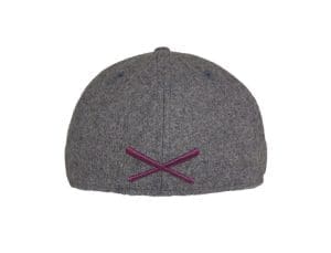 Black Cat Graphite Melton Wool 59Fifty Fitted Hat by JustFitteds x New Era Back