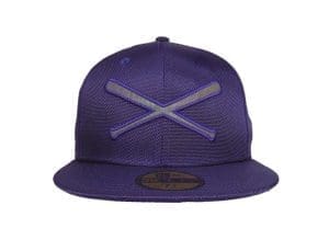 Crossed Bats Logo Hannes Birthday 59Fifty Fitted Hat by JustFitteds x New Era